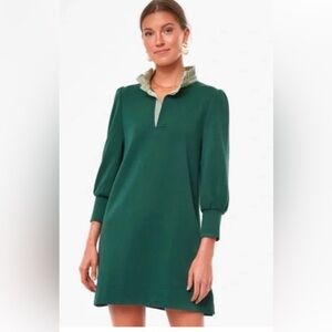Pomander Place (Tuckernuck) Charlotte Dress in Green Aize Medium